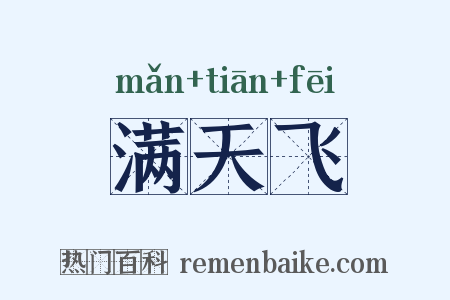 满天飞是什么意思的图片